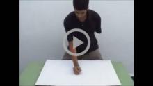 Body Posture for warm up practice of Parallel Horizontal Lines