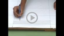 Parallel Horizontal Lines drawn at Very Slow Pace