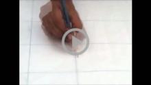 Concentric Circles in a Square Grid
